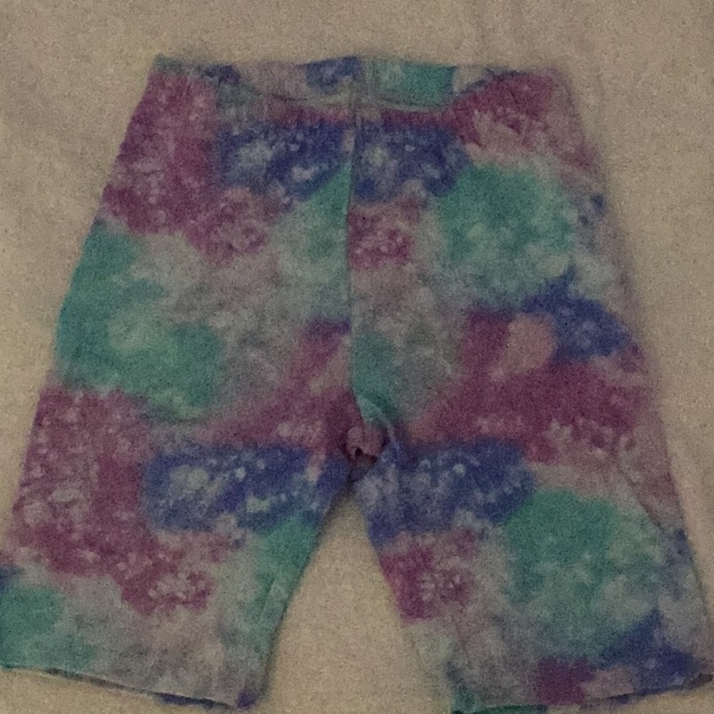 Cat & Jack Purple and Blue Tie-Dye Shorts